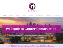 Tablet Screenshot of gunterkc.com